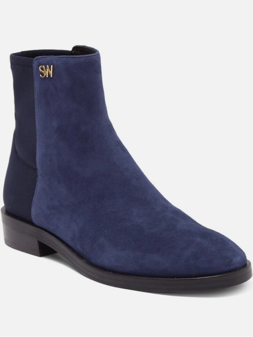 Stuart Weitzman Navy Suede Kye Boots